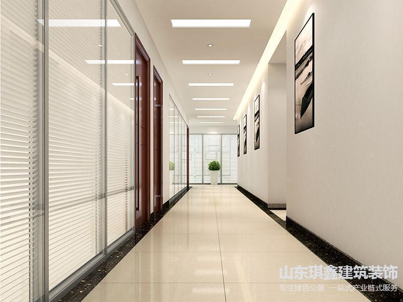 濟南辦公室走廊裝修設計的注意事項，這五個要素千萬別忽略